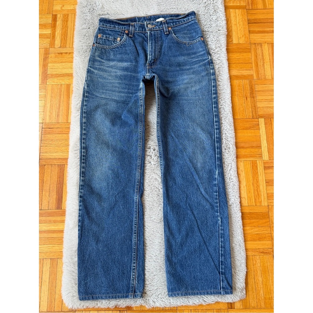 LEVI'S  505 Jeans 29x32 Made in USA Medium Wash Straight Leg Orange Tab Era
